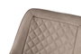 GINER Y COLOMER Lote de 2 sillas beige con patas de acero negro